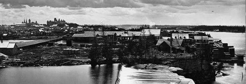  Rideau Falls, Ottawa, ON, 1869, McCord Museum
