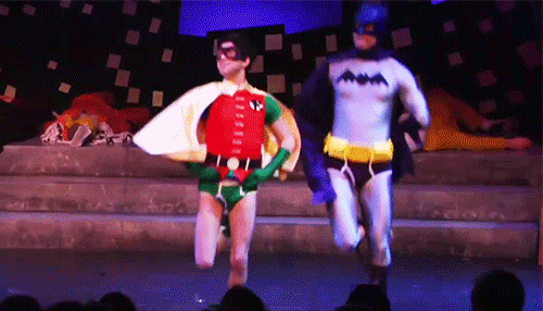 Dancing Batman and Robin