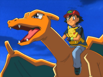 ash and charizard by me : r/pokemon