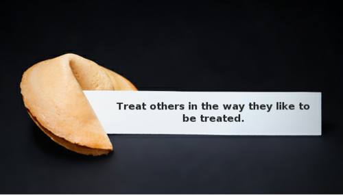 treat others as you want them to treat you