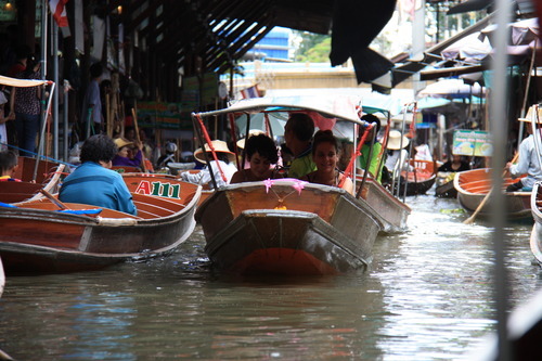 El fracaso del mercado flotante - Tailandia 2013. 20 dias de playa en playa (7)