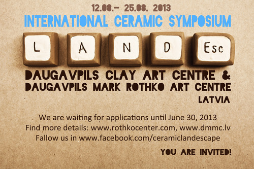 International Ceramic Art Symposium LANDescape in Daugavpils, Latvia