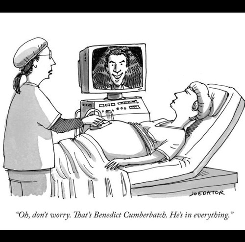 The New Yorker’ın çizeri de Aras Bayram’la aynı fikirde: Benedict Cumberbatch her yerde!