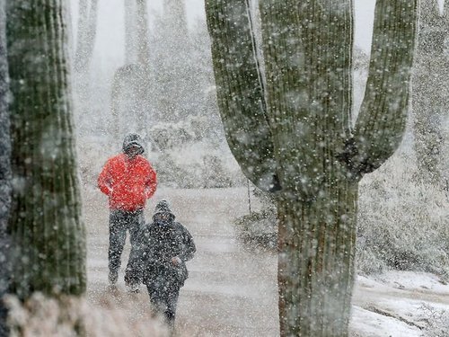 Snow affecting PGA
