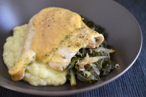 Slow Cooker Roast Chicken and Gravy by Michelle Tam http://nomnompaleo ...