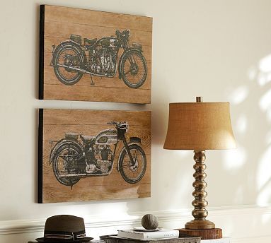 Motorcycle Themed Room