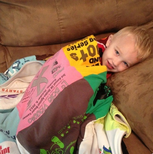 Owen and T-Shirt Blanket