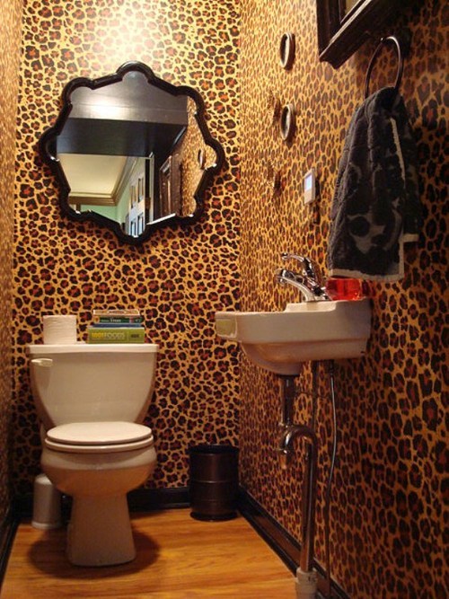 Wow Wallpaper Hanging â€" Leopard Print Wallpaper - Chic Interiors Or ...
