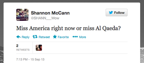 Shannon McCann Tweet