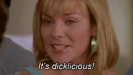 Samantha Jones from Sex and the City saying 