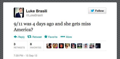 Luke Brasili Tweet