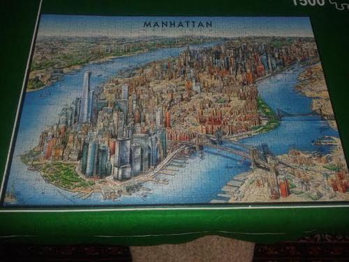 Manhattan Map. 1000 parça. Ravensburger Puzzle.