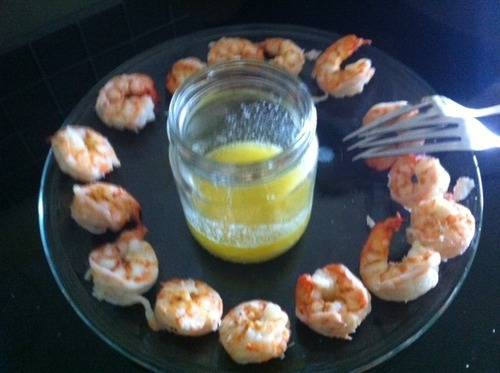 Grilled Shrimp with Garlic Butter Sauce