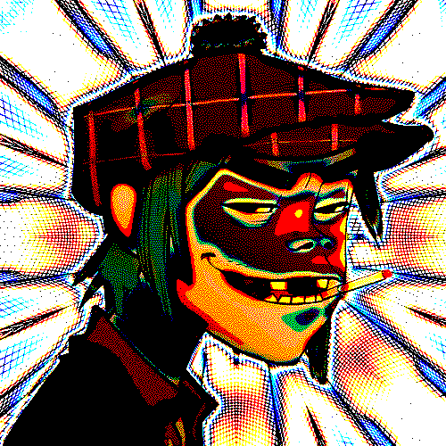 Psychedelic Gif Gorillaz Clint Eastwood