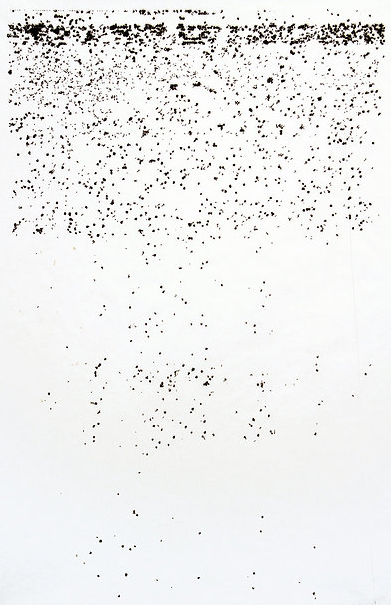 John Paul Morabito, Digilogs, 2012, machine-drawn ink on tracing paper