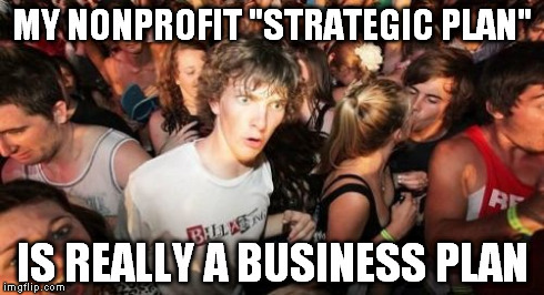 Sudden Clarity Clarence:  My nonprofit 