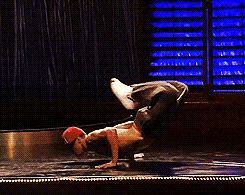 Animated gif from Magic Mike of Channing Tatum gyrating on the floor