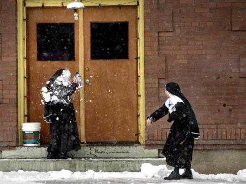 nuns fighting