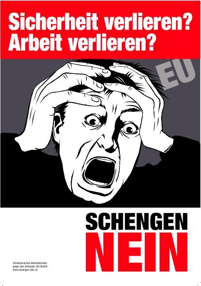 Schengen
Nein Plakat