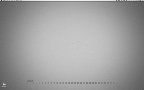 (The other 30” HD CD is identical save for the wallpaper which reads MacBook 