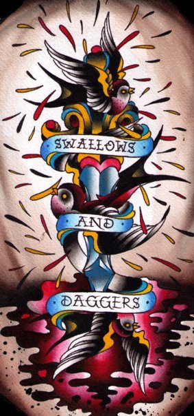 Tags swallowsndaggers tattoo traditional tattoo 