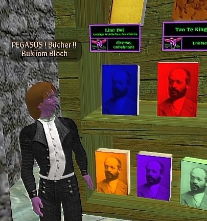 Burkhard Tomm-Bub: PEGASUS ist die erste unkommerzielle, deutschsprachige Bibliothek im Second Life
