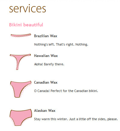 bikini waxing fun (without