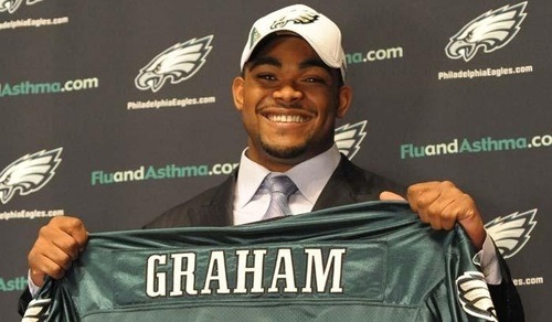 Philadelphia Eagles 1st Round Draft Pick DE Michigan Brandon Graham