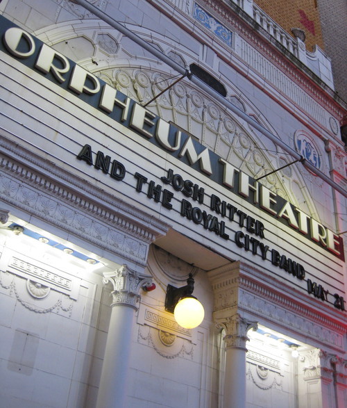 orpheum theater boston. Josh Ritter: Orpheum Theatre