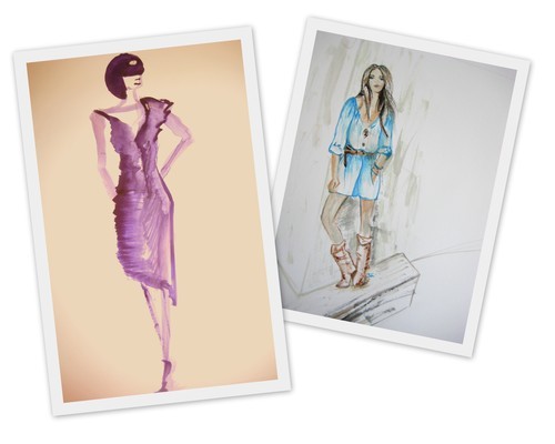 designing clothes sketches. vs Fashion Design Sketch