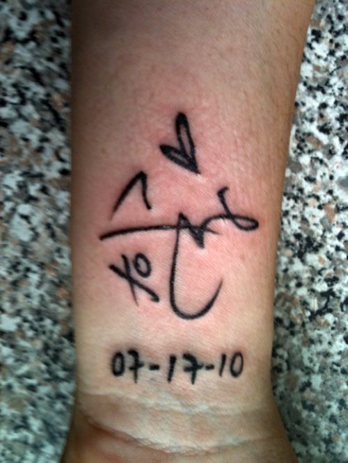 selena gomez tattoo on her wrist. Yes, a permanent tattoo!