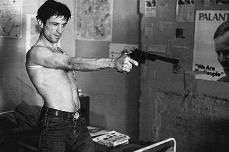 Martin Scorsese Week Taxi Driver 1976 a bright wall in a dark room