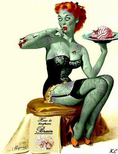 tagged as art zombie pin up girl zombie pin up girl