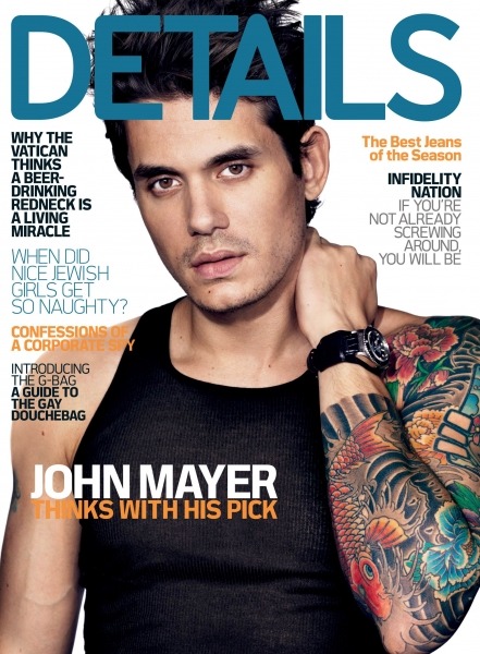 Day 18 Favorite John Mayer Tattoo The sleeve is my favorite by far