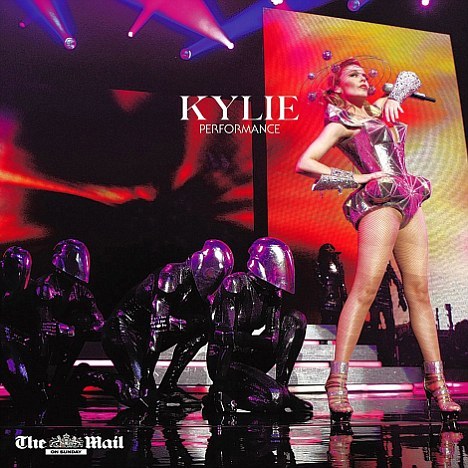 Today's copy of the Mail came with a free Kylie CD entitled Performance”,