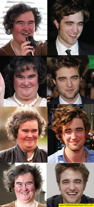 Robert Pattinson es Susan Boyle? thatwasnotveryravenofyou: (via epichumour)