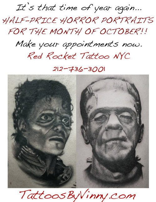 Vinny's Halloween Special at Red Rocket Tattoo Posted October 17 2010 at