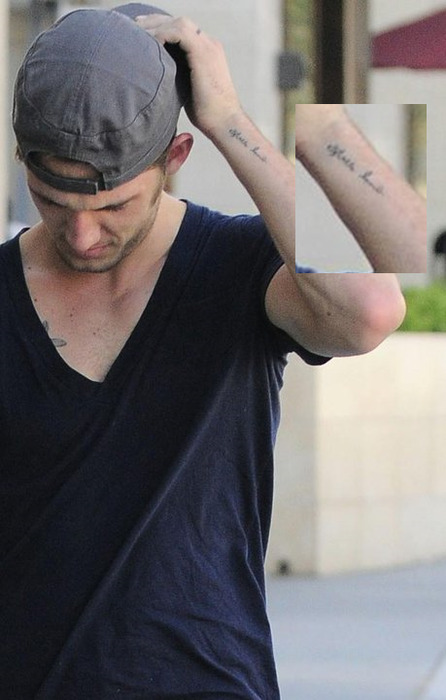 ALEX PETTYFER GOT A TATTOO THAT SAYS “LITTLE LAMB”. YOU'VE GOT TO BE FUCKING 