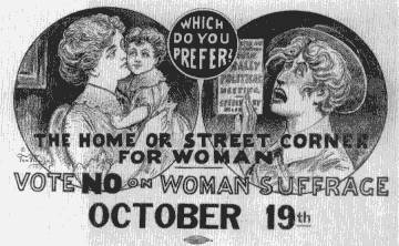 Vote On Womens Suffrage