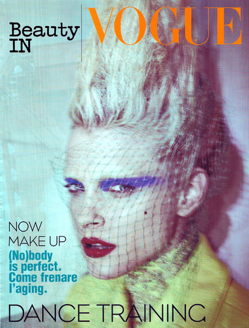 Jessica Stam Beauty In Vogue supplement of Vogue Italia November 2010 