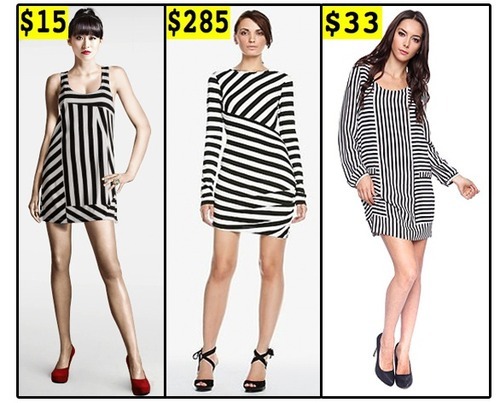 black and white striped dress forever 21