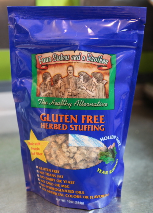 Gluten Free Stuffing: Four Sisters and a Brother Gluten Free Herbed Stuffing