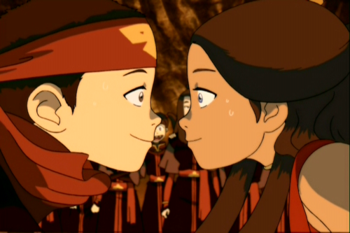 Aang and Katara