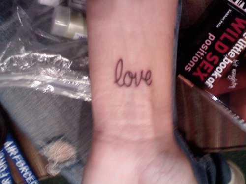  supporter of To Write Love On Her Arms! That is a picture of my tattoo.