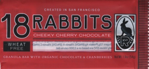 Gluten Free Granola Bars: 18 Rabbits Cheeky Cherry Chocolate