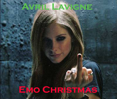 Avril Lavigne Emo Christmas 