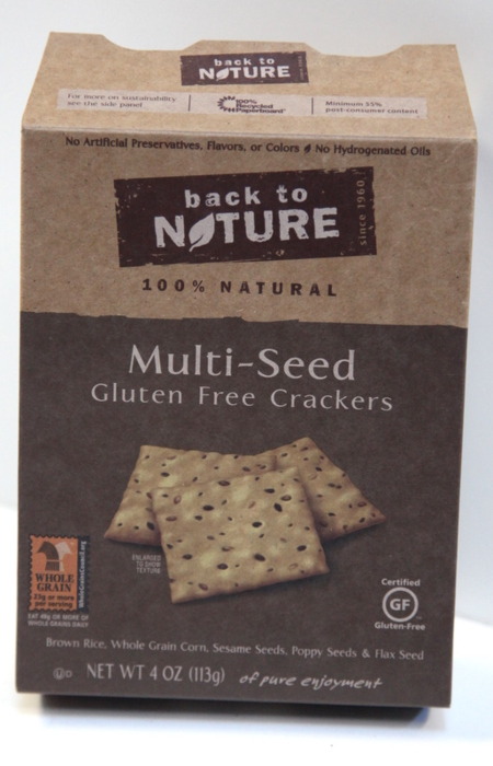 Gluten Free Crackers: Back To Nature Multi-Seed Gluten Free Crackers