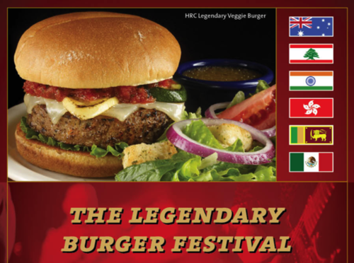 Hard Rock Caf Legendary Burger Festival