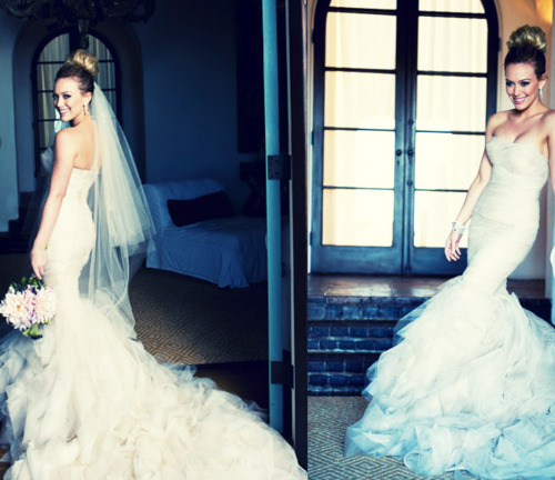 hilary duff wedding gown. Hilary Duff#39;s Wedding Dress