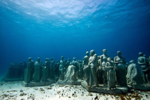 Cancun Underwater Museum. The Cancun Underwater Museum
